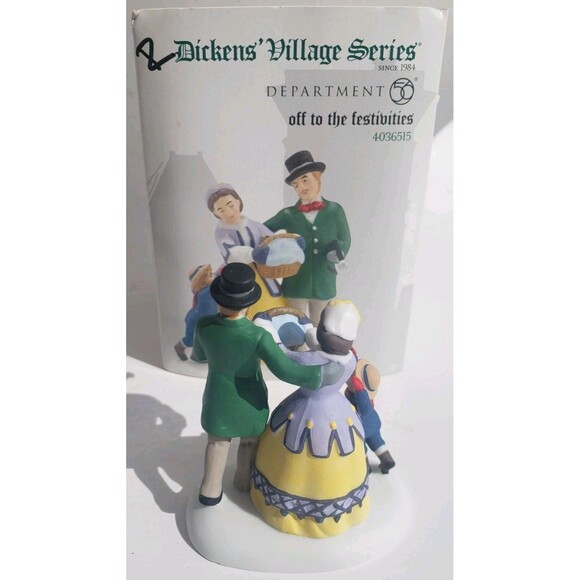 Department 56 Accessories Off To The Festivities Dickens Village Series 4036515 - Picture 5 of 14